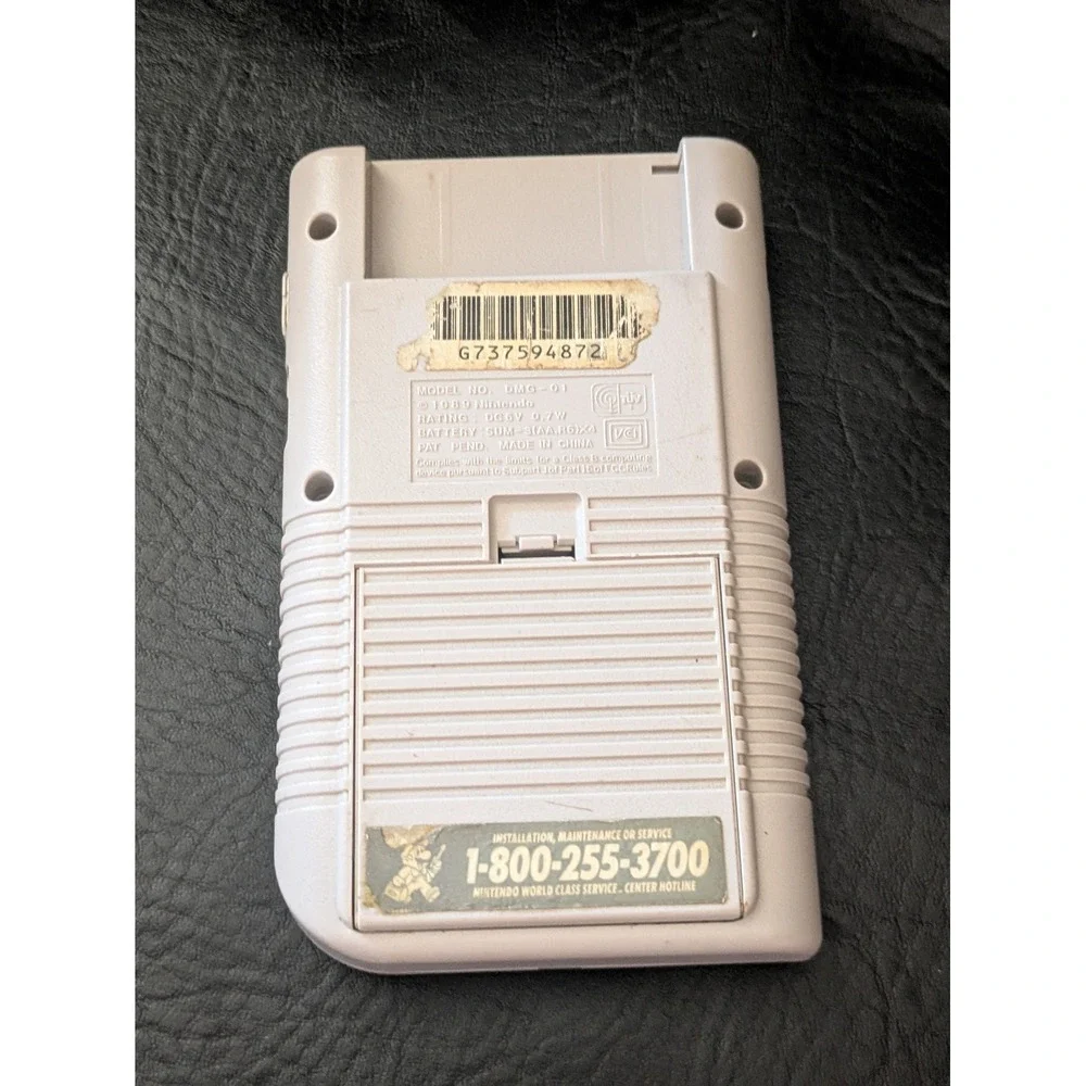 Nintendo Game Boy DMG-01 Console Gray Handheld Tetris Bundle Working